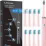 Electric Toothbrush for Adults and Kids - PHYLIAN H7 Rechargeable Whitening Toothbrush with 8 Duponts Brush Heads, 5 Modes, 3 Hours Fast Charge for 120 Days MULTIPLE COLOURS AVAILABLE (FREE POSTAGE) Image 9