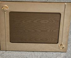Vintage Gucci Horsebit motif silver photo frame