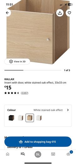 ikea Kallax Storage unit