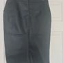BNWT leather look black pencil skirt Image 2