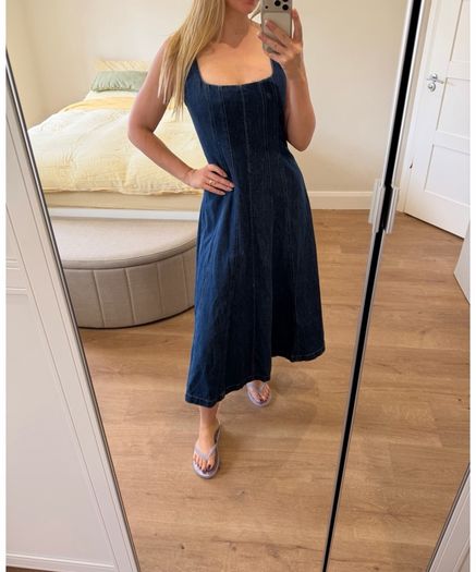 Forever New Jeans Dress 36