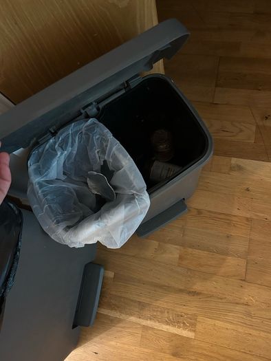 Set of 3 rubbish bins