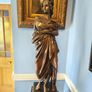 Bronze.  Beautiful Large statue of Virgil after Jules Dalou. Early 20th Century. Image 3