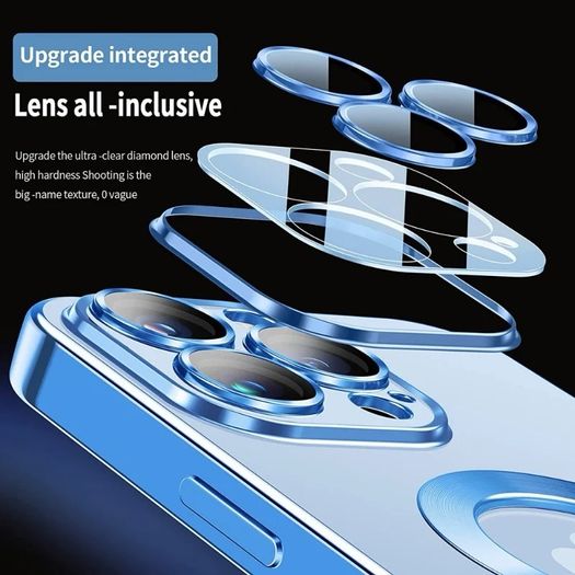 Iphone 15 Pro Max Case  with camera lens film protection cover