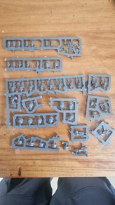 Warhammer 40k Khorne berzerkers/world eaters bits