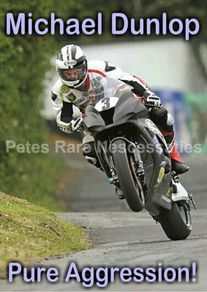 Michael Dunlop Poster Print A3 Size "NEW"