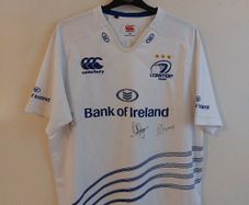 leinster rugby jersey signed