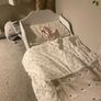 White Wooden Toddler bed Image 2
