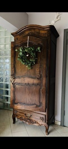Antique French Bonnetiere Armoire