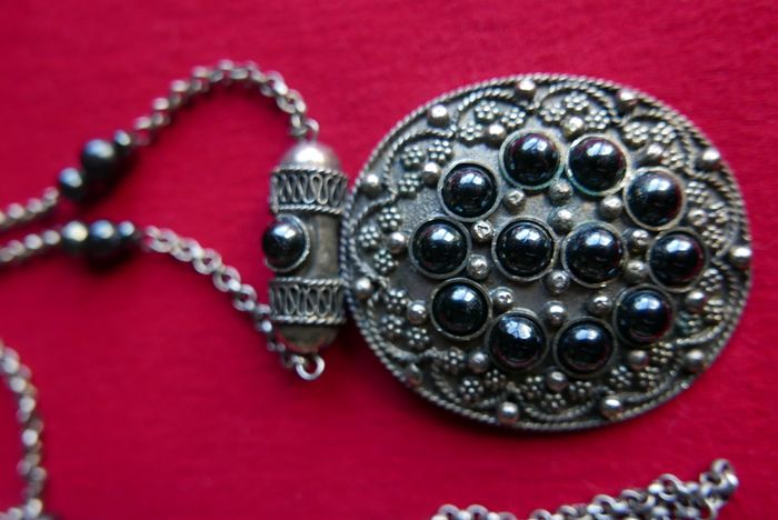 Vintage Large Medallion and Chain