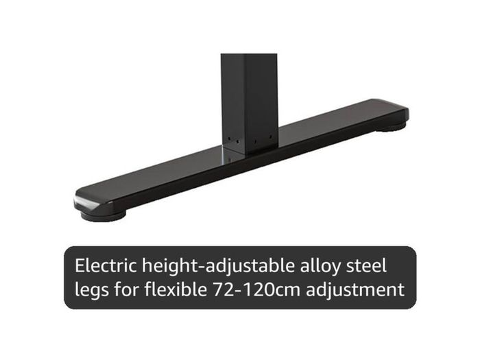 Electric Standing Desk Height Adjustable For Gaming and Computer, 120 x 60cm Sit Stand