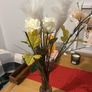 artificial flowers + vase Image 2