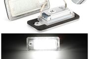 2Pcs License Plate Light For Audi A3 S3 A4 S4 B6 A6 S6 A8 S8 LED Light For Car License Number Plate Light Lamp Car Lights