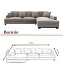 Diamond Furniture Bonnie Chaise Image 4