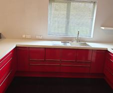 High-gloss modern kitchen