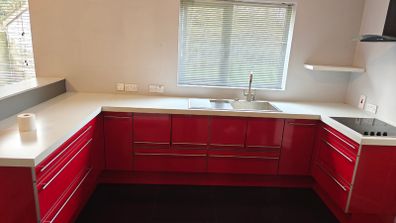 High-gloss modern kitchen