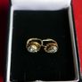 Vintage Rolled Gold Drop Earrings Image 5