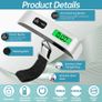 Portable Digital Scale LCD Display 110lb/50kg Electronic Luggage Hanging Suitcase Travel Weighs Baggage Bag Weight Balance Tool Image 3