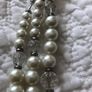 Pearl and crystal necklace costume Image 2