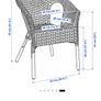 IKEA Agen Rattan Chair Image 3