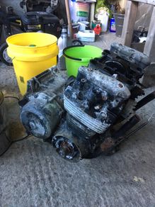 1982 Honda CB650 Engine