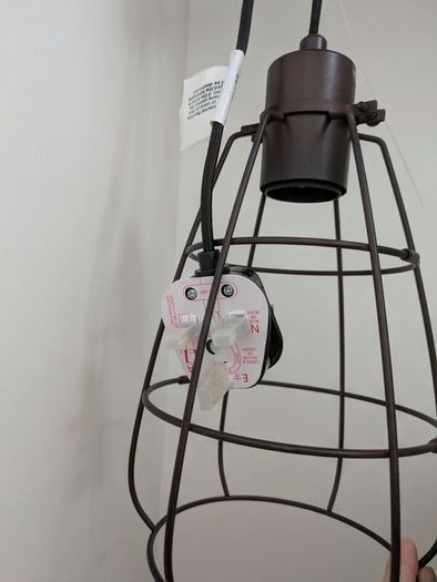 2x new lamps, industrial style