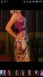 Size 8 maxi debs dress