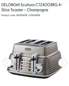 Delonghi Scultura Toaster