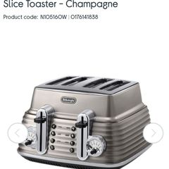 Delonghi Scultura Toaster