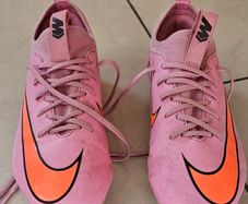 Pink Kids Football Boots