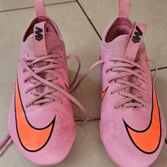 Pink Kids Football Boots