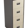 4 Drawer Filing Cabinet Metal Image 2
