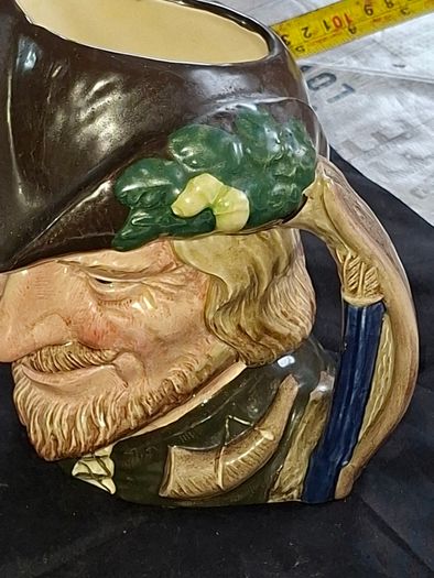 Old Royal Doulton Robin Hood Character Mug or Jug 1959 Postage Available or Collection Measurements in Photos,