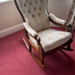Antique ladies rocking chair