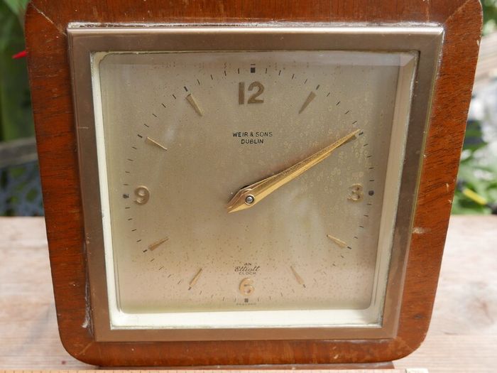 Vintage Dublin Weir & Sons Elliott Clock Mantel Clock (in working order)