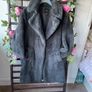 coat new look charcoal grey fake fur coat size 10 Image 3
