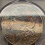 USA United States Silver 1887 O Morgan Dollar PCGS Uncirculated Details Beautiful Toning Image 2