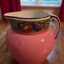Stunning Antique China Pitcher & Ewer Set Victorian Image 5