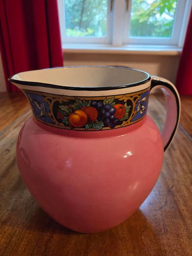 Stunning Antique China Pitcher & Ewer Set Victorian