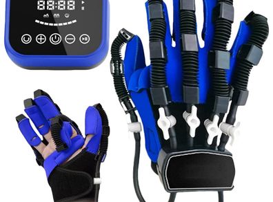 ZKES Right Hand Rehabilitation Trainer Glove, Recovery Exercise Massager for Cerebral Palsy Arthritis Stroke Hemiplegia Patient