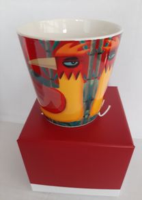 New Graham Knuttel bird of  Paradise mug in box