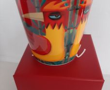 New Graham Knuttel bird of  Paradise mug in box