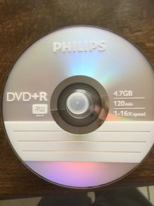 NEW 40 Philips Blank DVDs (DVD+RW) On Spindle