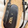 Zara sandals beach women narrow feet Size 40 Please see photos Image 6