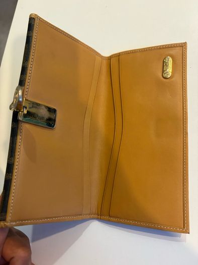 Fendi Vintage Zucca FF Logo Long Wallet