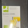 100 Pieces Q-Connect Black Binding Covers Image 2