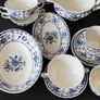 A Set of Johnson Brothers Blue Bird Pattern Earthenware Tableware Image 10