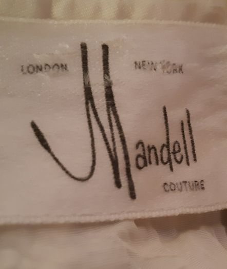 1960s Mandell Couture White Lace Vintage Mini Dress