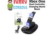 Xbox One S X Controller Dual Charger Docking Station Charging Stand Dock Black