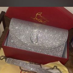 Louboution Style Inspired Glitter Clutch / Crossbody